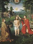 Gerard David The Baptism of Christ (mk08) oil painting reproduction